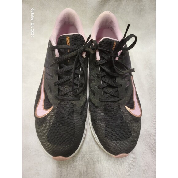 Nike Women Shoes Black Pink Metallic Gold Size 11 EUC - Picture 2 of 6